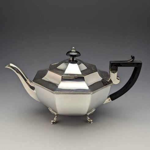 1930年頃 英国アンティーク シルバープレート製 ティーポット5点セット Harrison Fisher